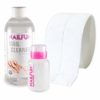 Nail Cleaner 500ml (99,9% Isopropanol) + 500 Zelletten (1 Rolle) + 1 Pumpflasche - 1
