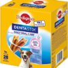 Pedigree DentaStix Daily Oral Care Zahnpflegesnack für kleine Hunde – Hundeleckerli mit Huhn- & Rindgeschmack für jeden Tag – 112 Sticks (4 x 28 Stück) - 1