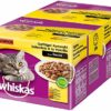 Whiskas 1 + Katzenfutter – Geflügel-Auswahl in Sauce – Schmackhaftes Feuchtfutter für eine gesunde Katze – 2 x 24 Portionsbeutel à 100g - 1