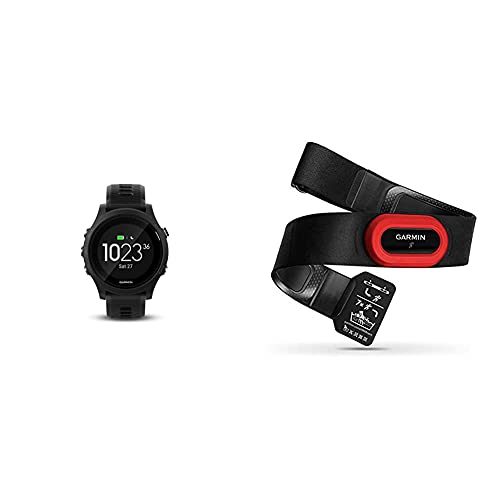 Garmin Forerunner 935 Watch, schwarz, Einheitsgröße & Premium Herzfrequenz-Brustgurt HRM-Run - mit eingebautem Beschleunigungssensor zur Laufeffizienzanalyse - 1