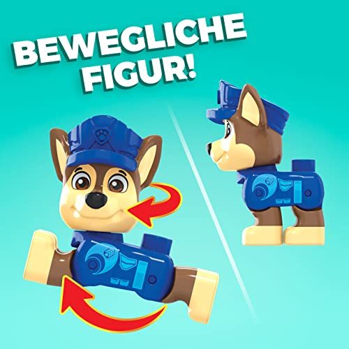 MEGA GYJ00 - MEGA Bloks Paw Patrol Polizei Bauset mit 31 Bausteine, Spielzeug-Set für Kinder ab 3 Jahren - 4
