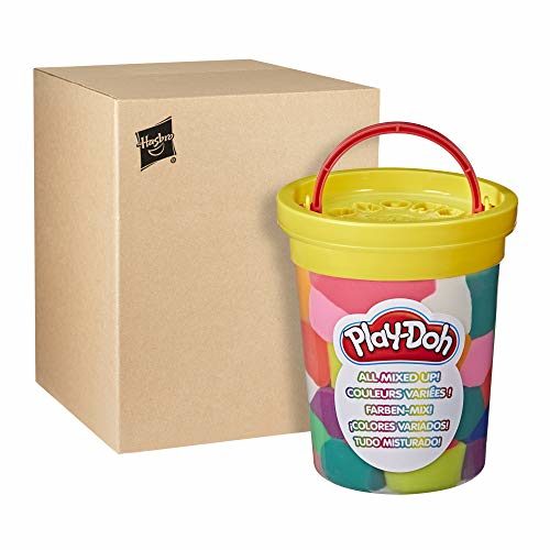 Play-Doh Gemischte Tonne, große Tonne mit verschiedenen Knetfarben für Kinder ab 2 Jahren, 1246 g F4684 Mehrfarbig - 2