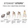 STOKKE® Steps™ Stuhl - mitwachsender Hochstuhl für Babys und Kleinkinder - Sitz: Weiß - Holz: Buche - Farbe: Natural - 5