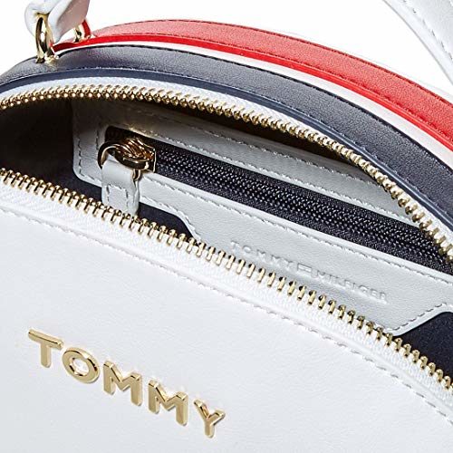 Tommy Hilfiger Damen Tommy Staple Crossover Umhängetasche Weiß (Bright White) - 5