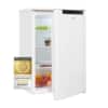 Exquisit Kühlschrank KS15-V-040D weiss | 123 L Nutzinhalt | LED-Licht | Glasablagen und Gemüsefach | Türablagen | Weiß - 1
